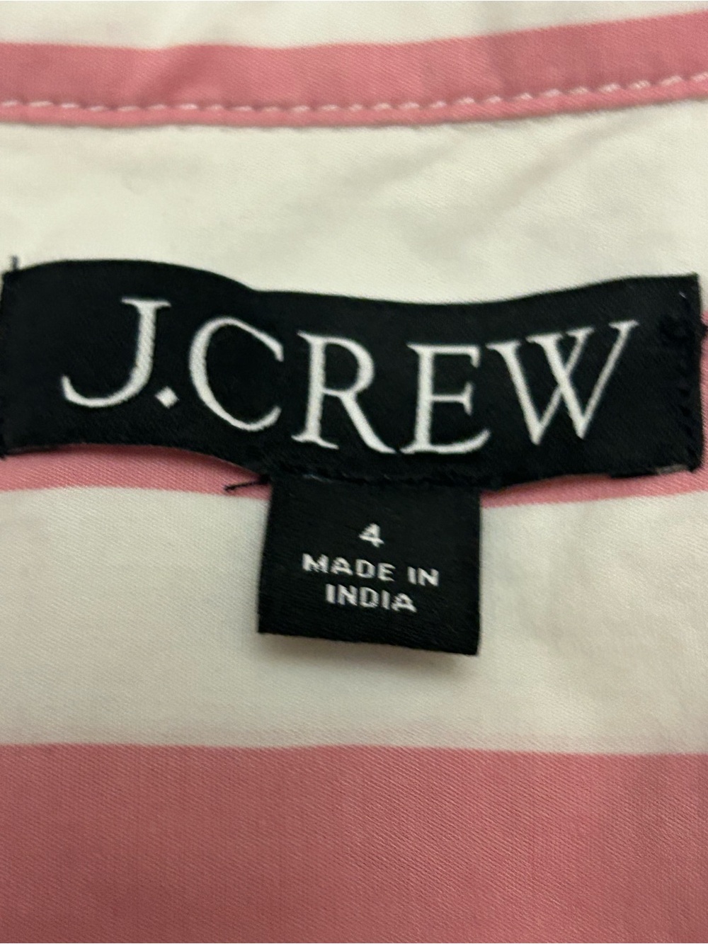 J.CREW Garçon Shirt In Bold Stripe Cotton Poplin - Picture 8 of 12